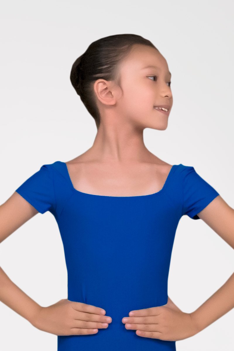 Body per Danza con Scollo Quadrato per Bambina Harmony