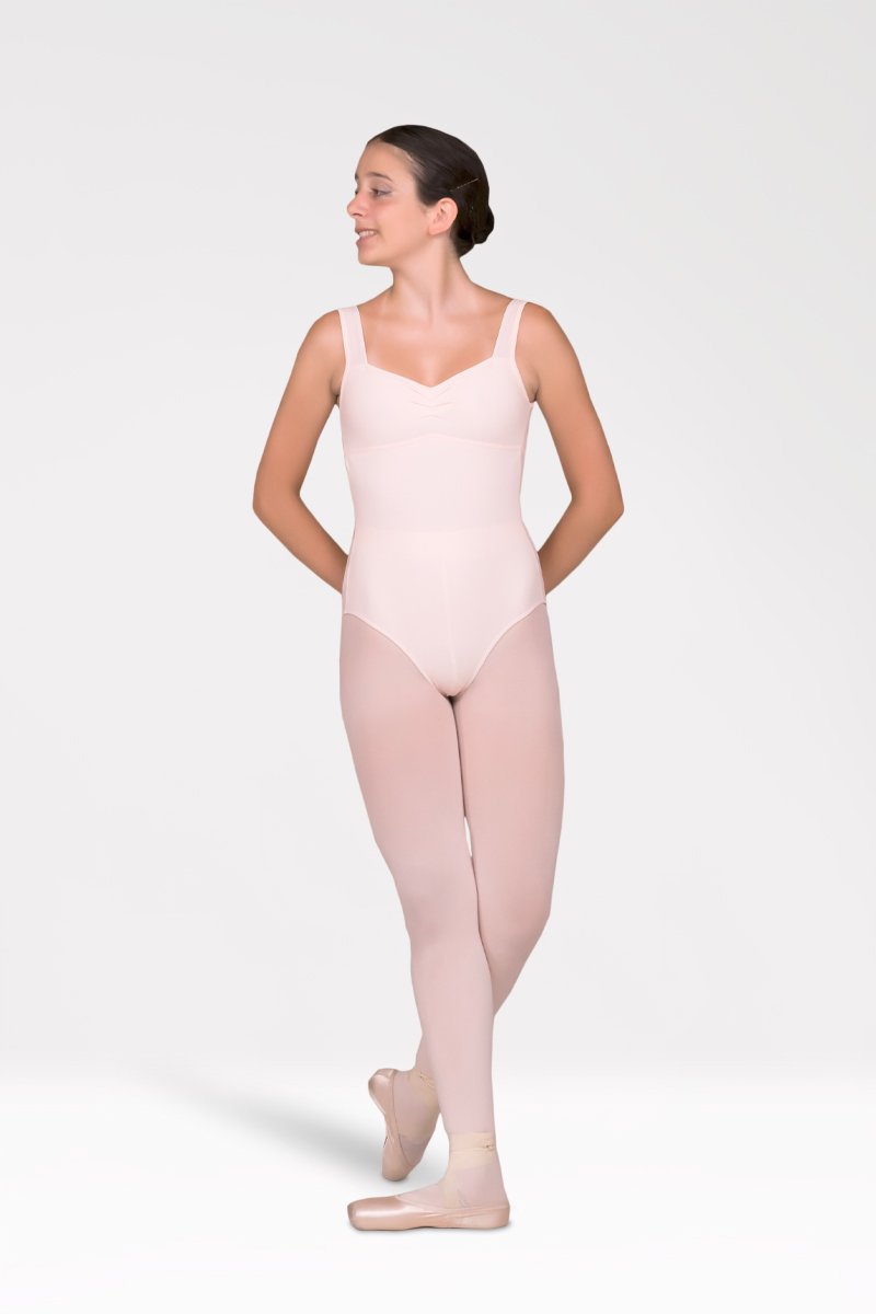 Body per Danza modello Spallino in Lycra con Arricciatura Harmony